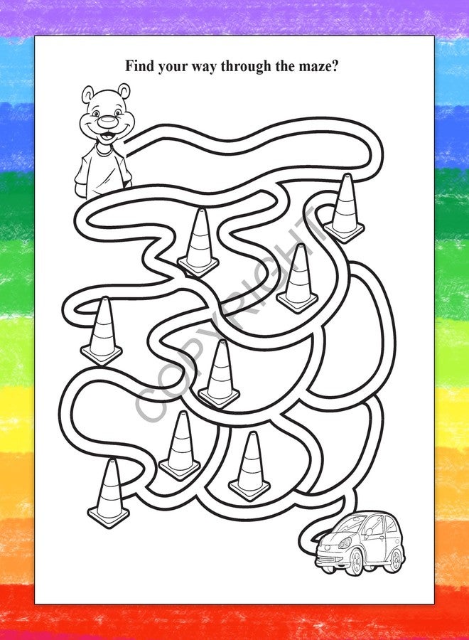 ZOCO - Car Dealership Supplies - Our New Car Activity and Coloring Books (50 Bulk Pack, Without Crayons) - Games, Puzzles, Fun Activities - Gifts for Kids - Image 3